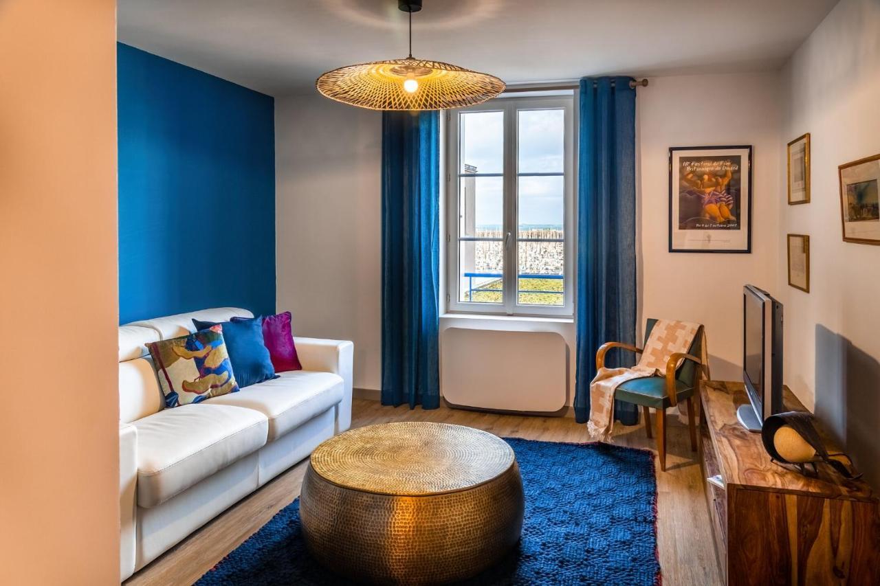 Les Letruns - Appart - 3 Pers - Vue Sur La Mer Saint-Malo Exteriér fotografie